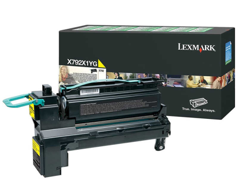 Lexmark X792X1YG - Ekstra Yüksek Kapasiteli Sarı Toner